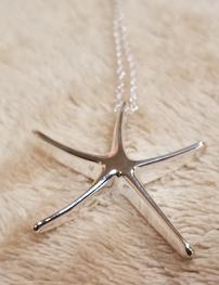 Sterling Silver Starfish Necklace 202//263